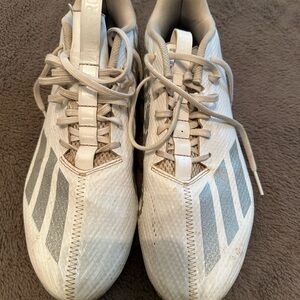 adidas White and Gray Athletic Shoes